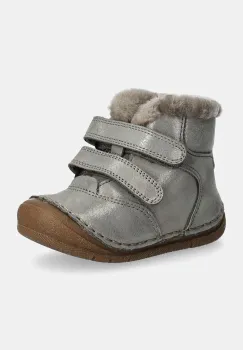 Froddo ghete de zapada din piele pentru copii PAIX UP WINTER culoarea argintiu, G2110143 imagine