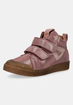 Froddo pantofi din piele intoarsa pentru copii ROSARIO HIGH-TOP culoarea argintiu, G2110134 imagine