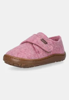 Froddo papuci copii BAREFOOT WOOLY culoarea roz, G1700420 imagine