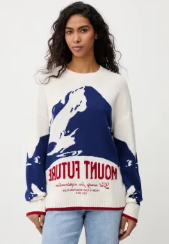 FROM FUTURE pulover de casmir culoarea bej, light, WPR03328 imagine