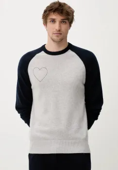 FROM FUTURE pulover de casmir culoarea gri, light, MPR02658 imagine