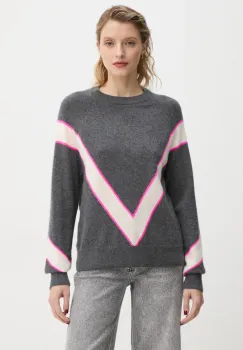 FROM FUTURE pulover de casmir culoarea gri, light, WPR02252 imagine