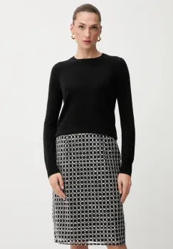 FROM FUTURE pulover de casmir culoarea negru, light, WPR00019 imagine