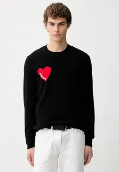 FROM FUTURE pulover de casmir culoarea negru, MPR01083 imagine