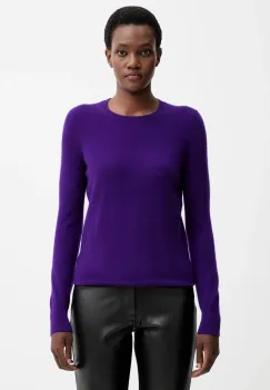 FROM FUTURE pulover de casmir culoarea violet, light, WPR00019 imagine