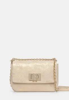 Furla geanta de mana din piele intoarsa imagine