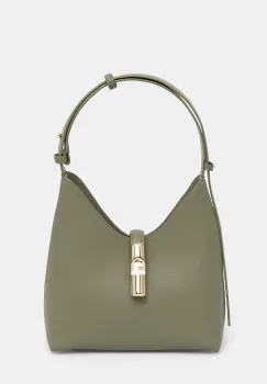 Furla geanta pentru femei, din piele Goccia S Hobo imagine