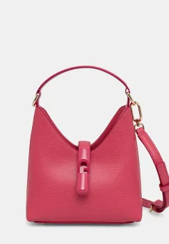 Furla geanta pentru femei, din piele Iride Mini Hobo imagine