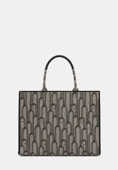 Furla geanta tote de dama din bumbac Opportunity L Tote imagine