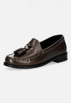 Furla mocasini de piele College Loafer imagine