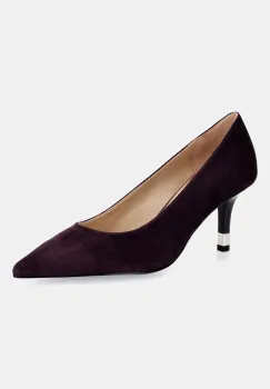 Furla pantofi cu toc stiletto din piele intoarsa Aria imagine