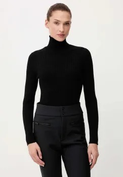 Fusalp pulover Ancelle culoarea negru, light, cu guler, O1110 imagine