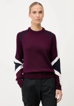 Fusalp pulover de lana Rivena culoarea bordo, light, I1113 imagine