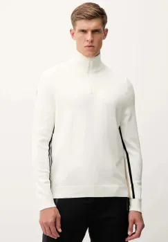 Fusalp pulover Natom culoarea bej, light, cu turtleneck, I2113 imagine