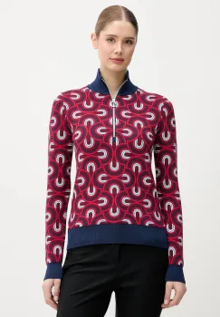 Fusalp pulover Pilule culoarea rosu, cu turtleneck, I1121 imagine