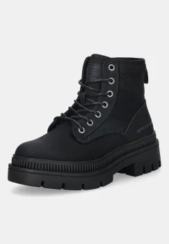 G-Star botine HUNTINGTON MID BSC W culoarea negru, cu toc plat, D28181-01-990 imagine