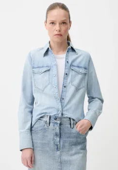 G-Star camasa jeans cu guler clasic, regular, D24343-D539 imagine