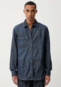 G-Star camasa jeans cu guler clasic, regular, D27083.D539 imagine