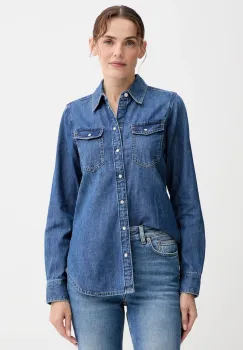G-Star camasa jeans cu guler clasic, regular, D27714.D252 imagine