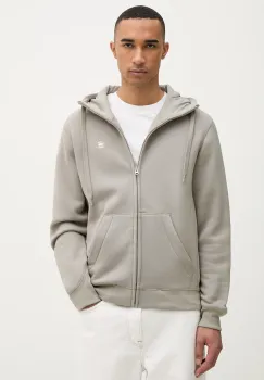 G-Star Hanorac cu fermoar si gluga barbatesc cu bumbac Premium core imagine