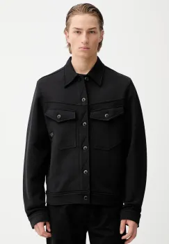 G-Star jacheta de camasa din bumbac culoarea negru, de tranzitie, D27099-D395 imagine
