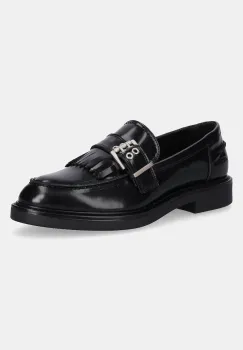 G-Star mocasini de piele VACUM LF BOX LEA W culoarea negru, cu toc plat, D28147-01-990 imagine