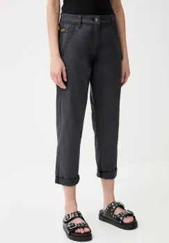 G-Star pantaloni culoarea gri, fason chinos, high waist, D25257-D715 imagine