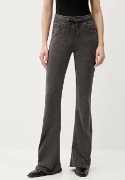 G-Star pantaloni de trening din bumbac culoarea gri, melanj, D26106-D249 imagine