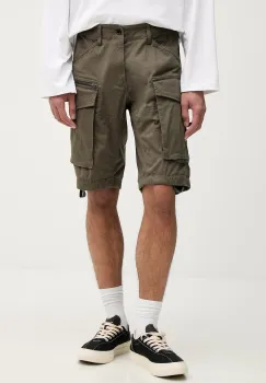 G-Star pantaloni scurti cargo pentru barbati, din bumbac cu elastan Rovic zip regular imagine