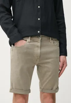 G-Star pantaloni scurti jeans barbati, culoarea gri imagine