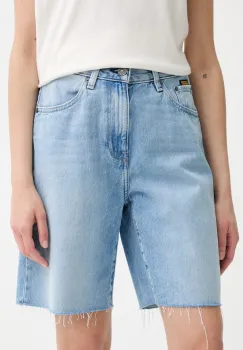 G-Star pantaloni scurti jeans uni, high waist, D26268-D932 imagine