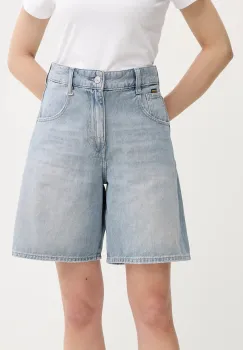 G-Star pantaloni scurti jeans uni, high waist, D26582-D943 imagine