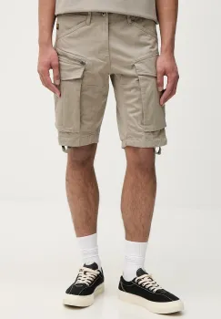 G-Star pantaloni scuti cargo barbati bumbac cu elastan Rovic zip regular imagine