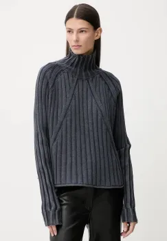 G-Star pulover de bumbac cu guler, D27172.D630 imagine