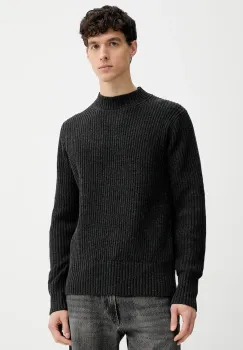 G-Star pulover din amestec de lana culoarea gri, calduros, D23731.E212 imagine