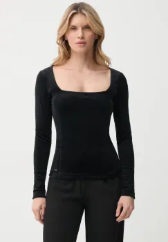G-Star Raw bluza de catifea culoarea negru, neted, D25063-D422 imagine
