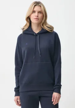 G-Star Raw bluza femei, culoarea albastru marin, cu gluga, neted, D21255-C235 imagine