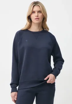 G-Star Raw bluza femei, culoarea albastru marin, neted imagine