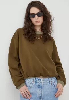 G-Star Raw bluza femei, culoarea verde, cu imprimeu imagine
