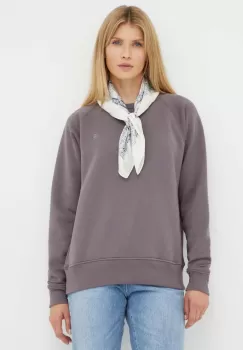 G-Star Raw bluza femei, culoarea violet, neted imagine