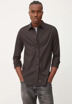 G-Star Raw camasa barbati, culoarea negru, cu guler clasic, slim, D25176-D701 imagine