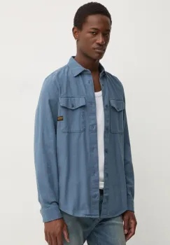 G-Star Raw camasa din bumbac barbati, cu guler clasic, regular imagine