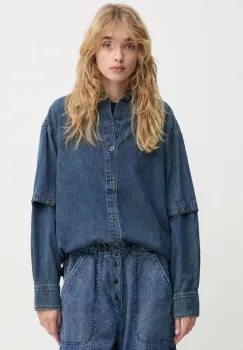 G-Star Raw camasa femei, cu guler clasic, relaxed fit, D25358-D252 imagine