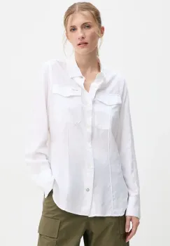 G-Star Raw camasa femei, culoarea bej, cu guler clasic, regular, D25234-4304 imagine