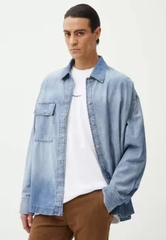 G-Star Raw camasa jeans barbati, cu guler clasic, relaxed, D25517-D539 imagine