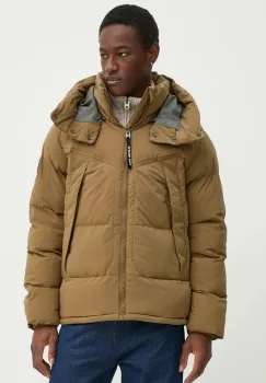 G-Star Raw geaca barbati, culoarea maro, de iarna, oversize, D25345-D518 imagine