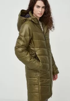 G-Star Raw geaca femei, culoarea verde, de iarna imagine