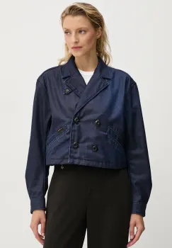 G-Star Raw geaca jeans femei, culoarea albastru marin, de tranzitie, D25339-4639 imagine