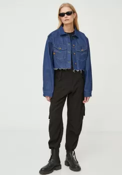 G-Star Raw geaca jeans femei, de tranzitie, oversize imagine