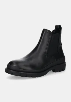 G-Star Raw ghete chelsea de piele Blake barbati, culoarea negru, GR556021AM imagine